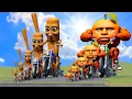 Download Lagu Big \u0026 Small: Tung Tung Tung Sahur on a motorcycle vs Udin Din Din Dun on a motorcycle vs Trains