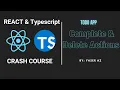 7 - React Typescript Crash Course
