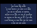 God Alone with chords