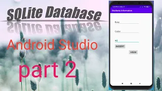sqlite database in android studio in bangla java Insert Data in android studio project