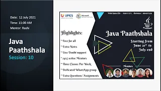 Java Encapsulation Session 10 Java Paathshala