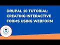 Create Form Using Webform in Drupal 10 Drupal Tutorial
