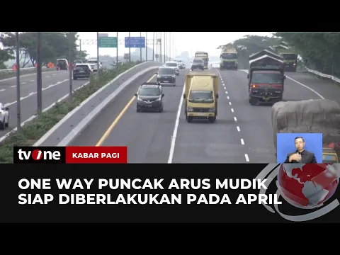 Catat! Pemberlakuan One Way saat Puncak Arus Mudik 2024 | Kabar Pagi tvOne