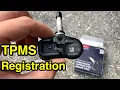 How to replace register TMPS tire pressure monitoring system sensors on Toyota Lexus Scion cars