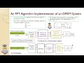 FFT Algorithm Implementation of an OFDM System