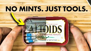 mini everyday carry kit that fits in an altoids tin