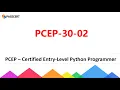 PCEP-30-02 PCEP Certified Entry-Level Python Programmer Dumps
