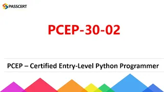 PCEP-30-02 PCEP Certified Entry-Level Python Programmer Dumps