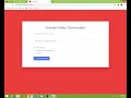 YouTube s Downloader Web Using Python and Html