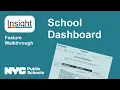 Feature Walkthrough School Dashboard