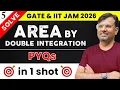 Integral Calculus for GATE IIT JAM Area by Double Integration - Multiple Integrals Part 5