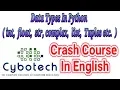 Data Types In Python - Crash Course On Python