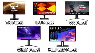 Every Monitor Panel Explained As Easily As Possible For Beginners