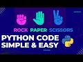 Python Game Python Rock Paper Scissors Game Code