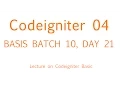 Codeigniter Bangla tutorial Part 04