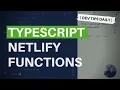 DevTips Daily Using TypeScript with Netlify functions