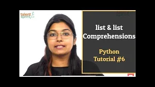 list list Comprehensions Python Tutorial TalentSprint