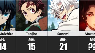 Who is the OLDEST Age of Demon Slayer Characters