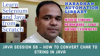 Java - How to Convert Char to String in Java