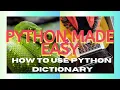 Python Tutorial for Beginners 5 Dictionaries - Working with Key-Value Pairs