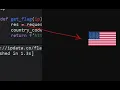 get country flag from ip using python