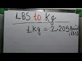 Lbs pound to kilogram in Hindi