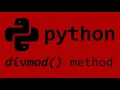 Python build-in divmod method