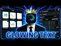 GLOWING Text Animation in alight motion glowing text animation FULL COURSE