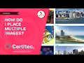 How do I place multiple images in InDesign