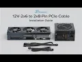 How to connect your GPU - A 12V-2x6 to 2x8-Pin Cable Guide