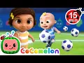 Download Lagu Baby Nina's EPIC Soccer Match! ⚽😲 | Nina's Familia | CoComelon Nursery Rhymes \u0026 Kids Songs