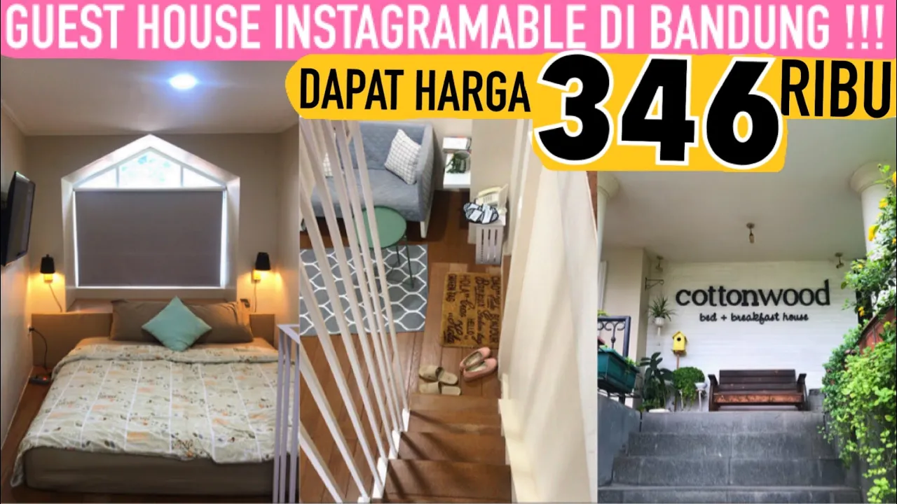 
          
          
          
            
            KAMAR UNIK & TINGKAT DI BANDUNG | COTTONWOOD BED & BREAKFAST HOUSE #jalanjalanekarizal #vlog71
          
        . 