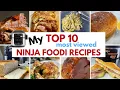 My TOP 10 MOST VIEWED NINJA FOODI Recipes - Air fry Slow Cook Pressure Cook Steam Roast Bake