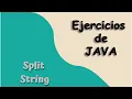 Split String Java Exercises