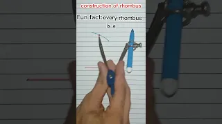 construction of rhombus