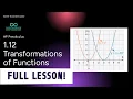 AP Precalculus 1 12 Transformations of Functions FULL LESSON and NOTES