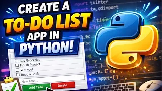 Create a To-Do List GUI App in Python Tkinter Project