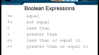 6 Lesson1 Boolean Expressions