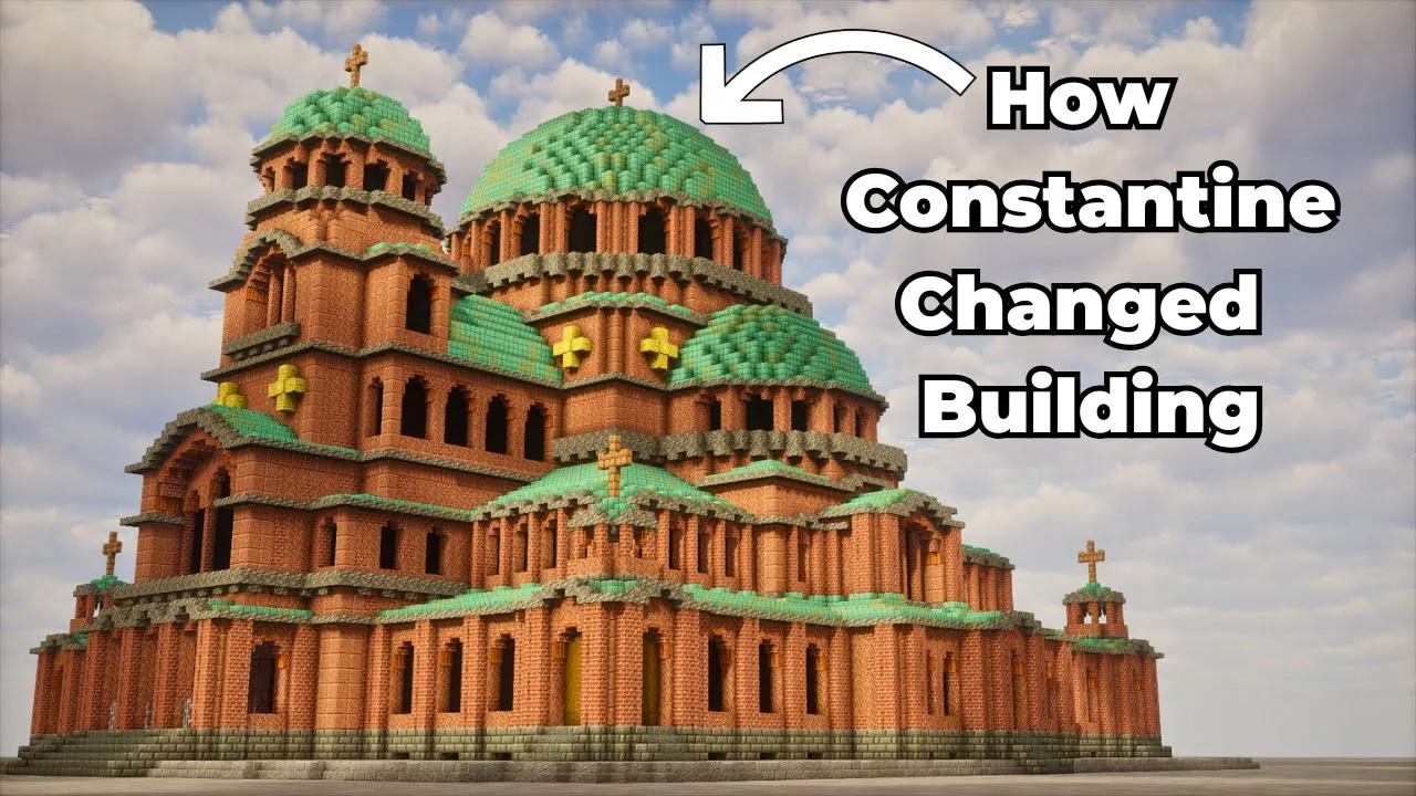 Byzantine Architecture Explained & Built in Minecraft