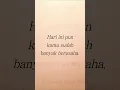 Download Lagu Hari ini pun kamu sudah banyak berusaha #shorts