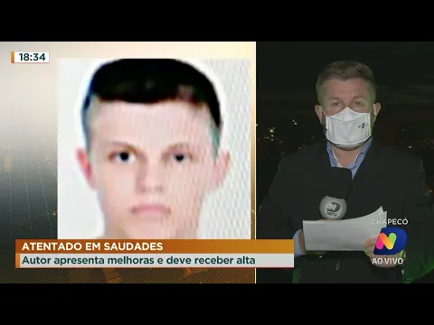 Autor do atentado em Saudades apresenta melhoras e deve receber alta