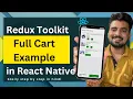Redux Toolkit Full Cart Example in React Native Redux Toolkit in Hindi Engineer Codewala