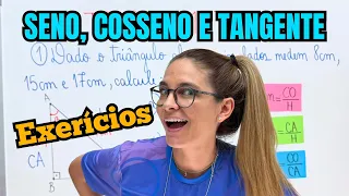 Trigonometria no Triângulo Retângulo: Seno, Cosseno e Tangente