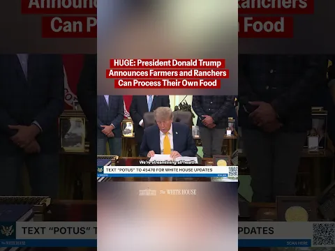 President Trump will always prioritize our farmers and ranchers who feed America.  🇺🇸🚜
