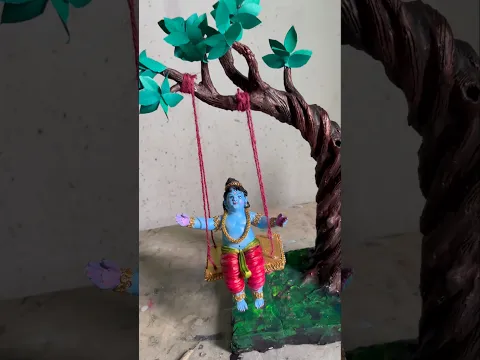 janmastami special Krishna murti making | little Krishna idol making #krishna #Shorts