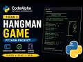 CodeAlpha Python Internship Task 1 Hangman Game Python Project