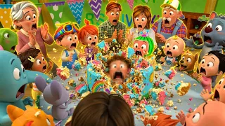 He Destroyed the Cake😭| CoComelon's 13th Birthday Intro Song Sponsored by: Klasky Csupo 2001 Effects