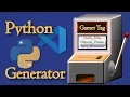Fun with Python Build a Gamer Tag Generator