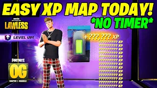 NO TIMER Fortnite XP Map to LEVEL UP in Chapter 6 Season 2! (OUTDATED)