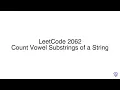 LeetCode 2062 Count Vowel Substrings of a String